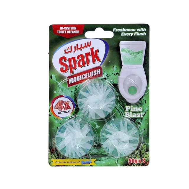 Spark Pine Blast In-Cistern Blocks, 3x50g