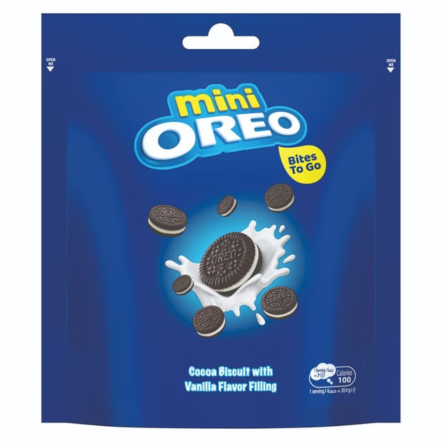 Oreo Original Mini Cookies Pouch, 61.3g