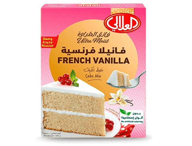 العلالي خليط كيك فانيلا فرنسية, 500g