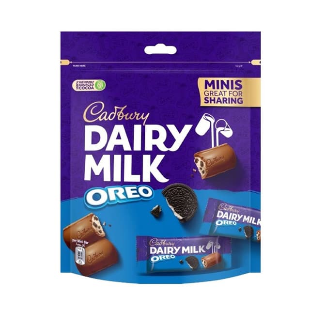 Cadbury Dairy Milk Oreo Minis Chocolate Pouch, 145g