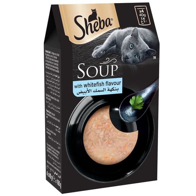 Sheba Soup with Whitefish Flavour Pack