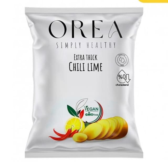 Orea Chilli Lime Flavor Natural Potato Chips, 80g