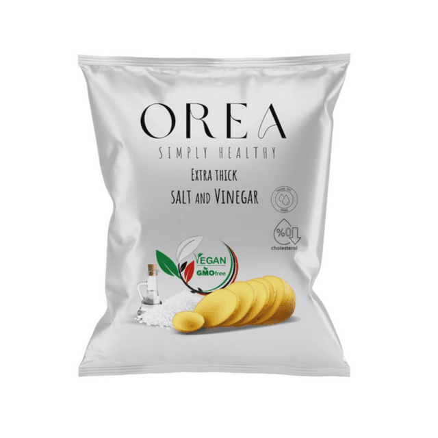 Orea Salt & Vinegar Flavor Natural Potato Chips, 80g