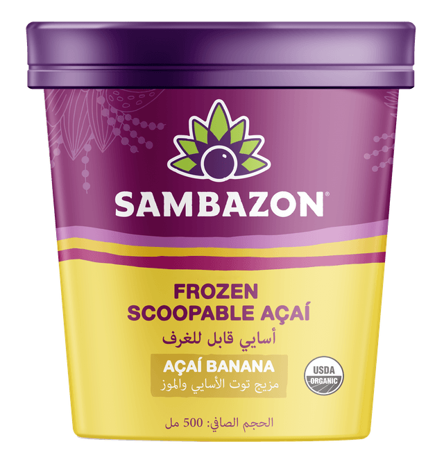 Sambazon Acai Frozen Scoopable with Banana 500 ml