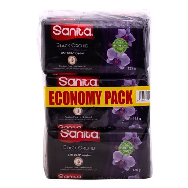 Sanita Black Orchid Bar Soap Pack