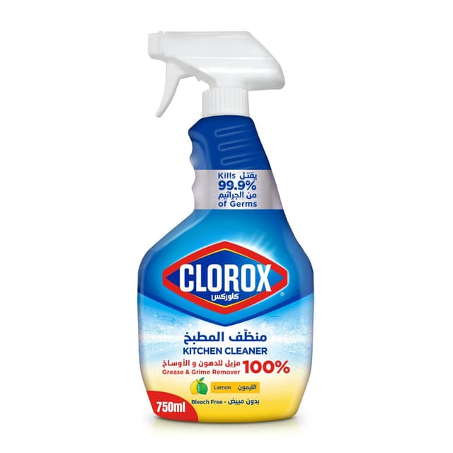 Clorox Kitchen Spray Cleaner Lemon, 750ml
