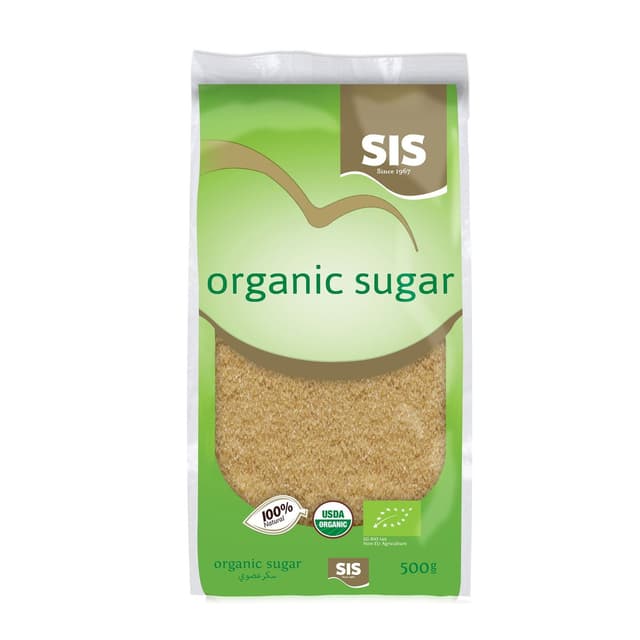 SIS Organic Sugar, 500g