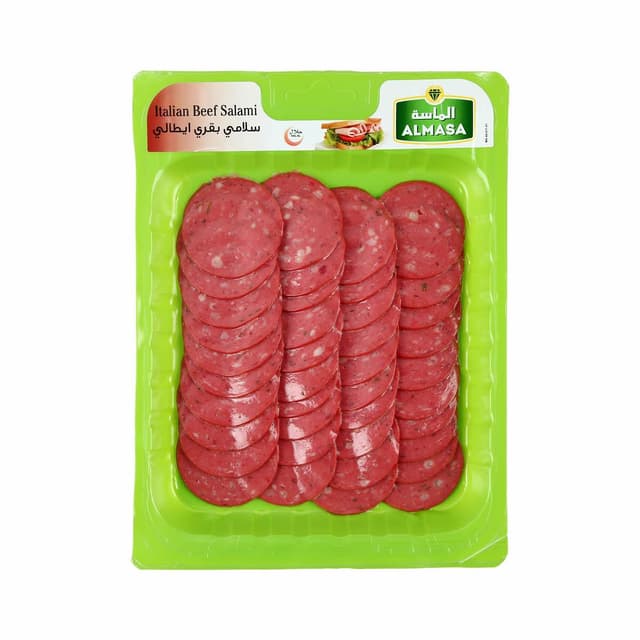 Almasa Italian Beef Salami Skinpack, 200g
