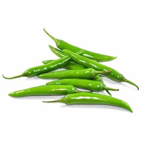 Hot Green Pepper India, 1kg