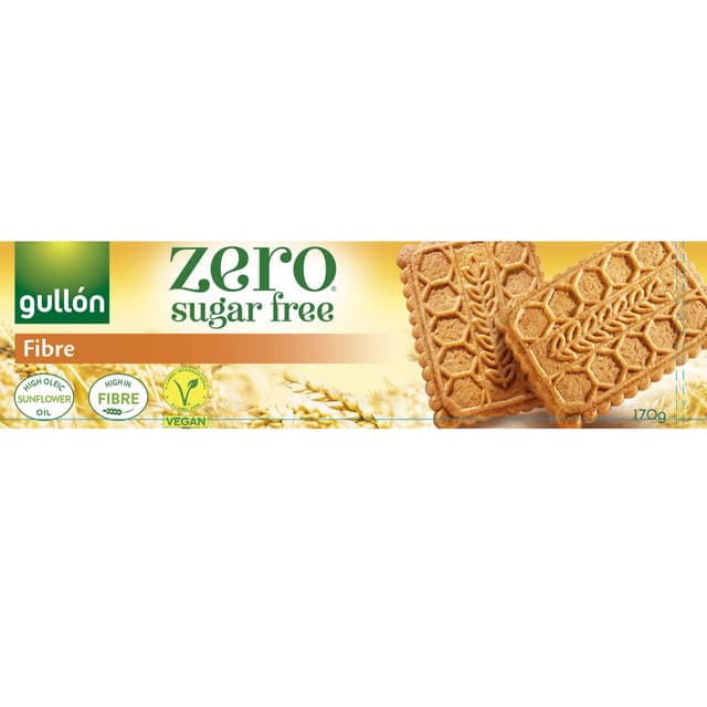 Gullon Diet Nature Sugar Free High Fiber Biscuits, 170g