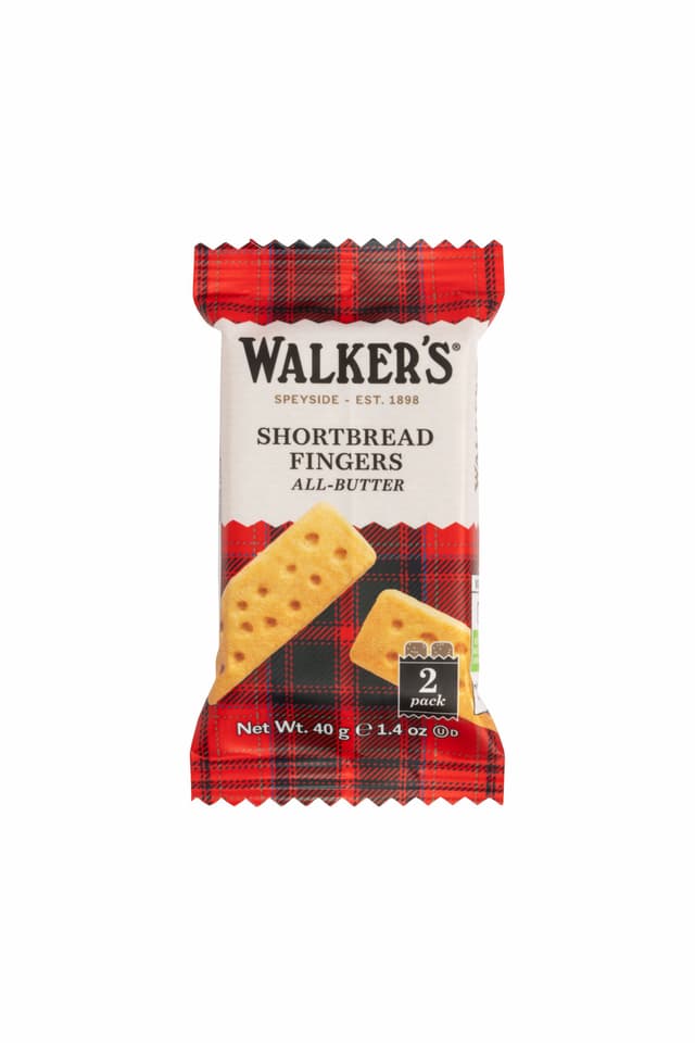 Walkers Pure Butter Shortbread Fingers, 40g