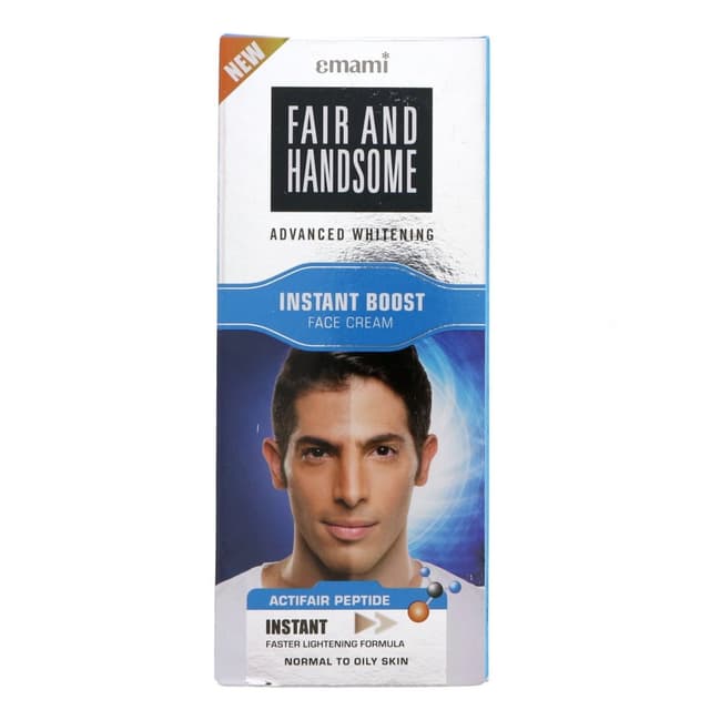 Emami Advanced Whitening Instant Boost Facial Cream With Actifair Peptide For Normal To Oily Skin - Hydroquinone Free, Mercury Free 25 Ml