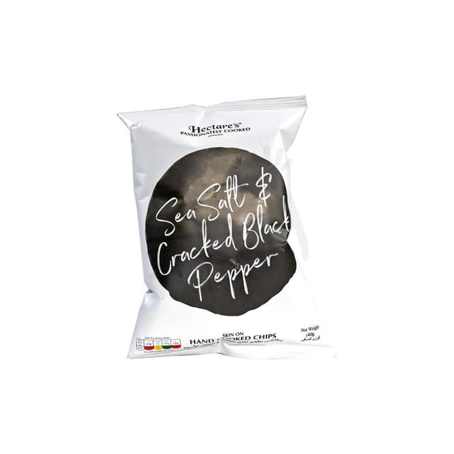 Hectare€™s Potato Chips Sea Salt & Cracked Black Pepper 40 g