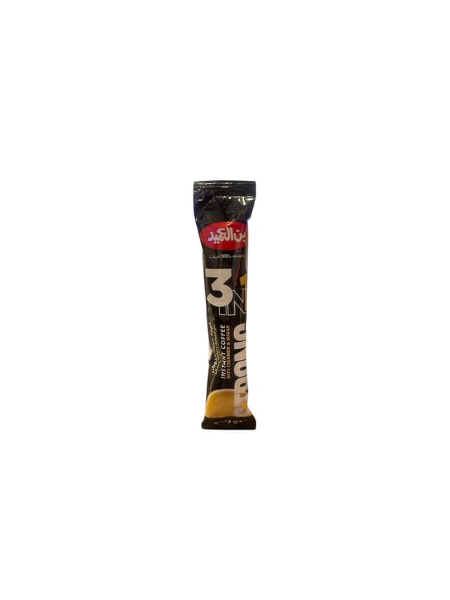 Al Ameed 3-in-1 Strong Instant Coffee with Creamer & Sugar, 20g