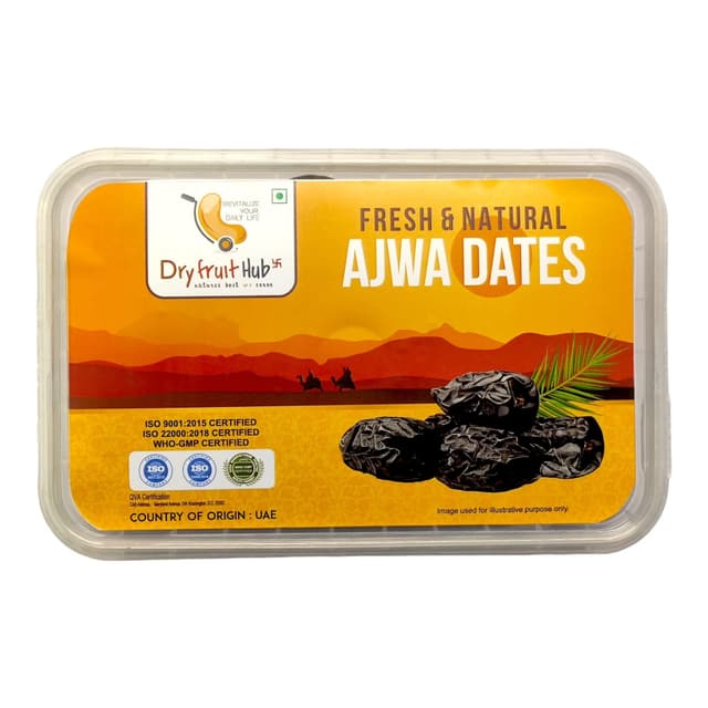 Atyab Delux Ajwa Madeena Dates, 1kg