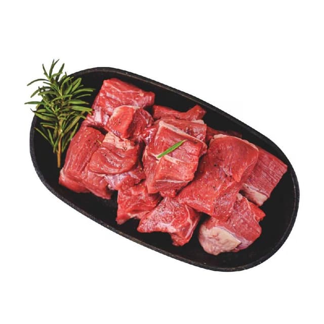 مكعبات لحم بقري برازيلي خالي دهون 1kg
