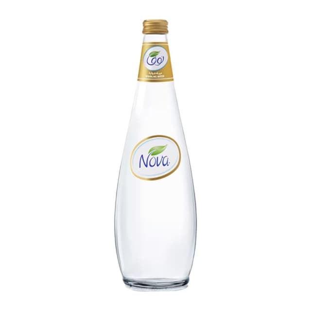 Nova Sparkling Glass Water, 750 Ml