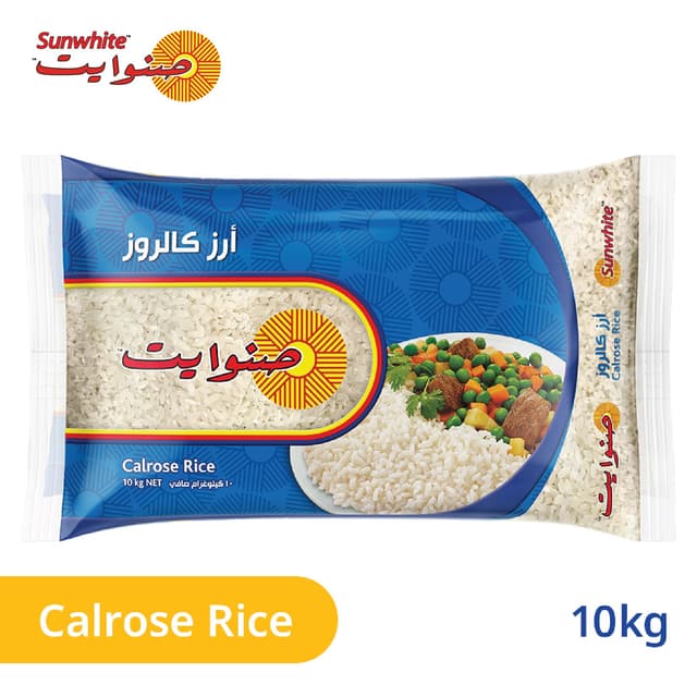 Sunwhite Calrose White Rice, 10kg