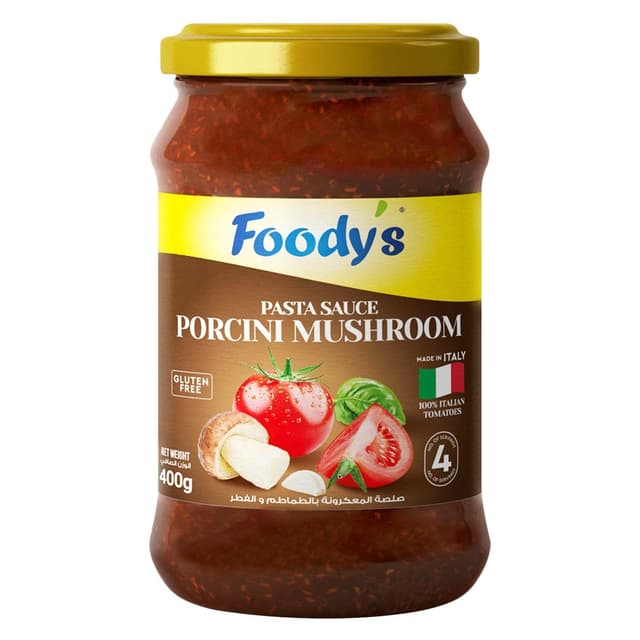Foody's Porcini Mushroom Tomato Pasta Sauce