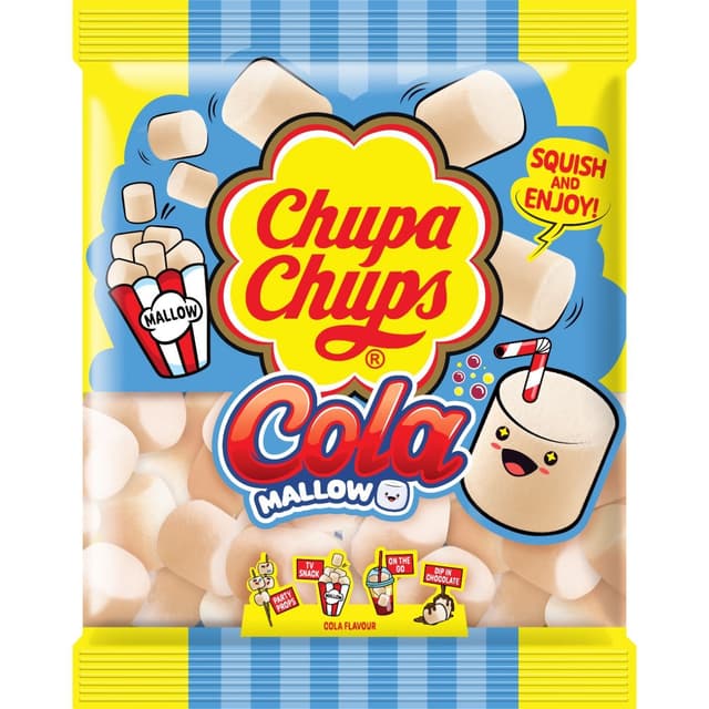 Chupa Chups Cola Mallow Cola Flavor Marshmallow, 120g