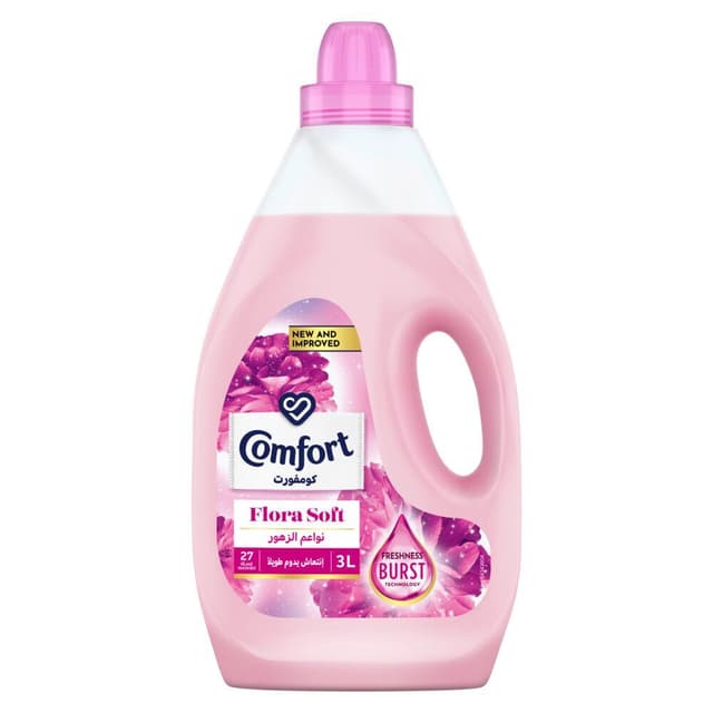 Comfort Fabric Softener Flora Soft, 3L