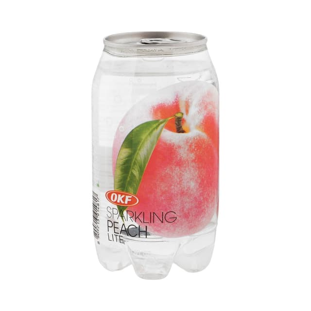 OKF Peach Sparkling Water, 350ml