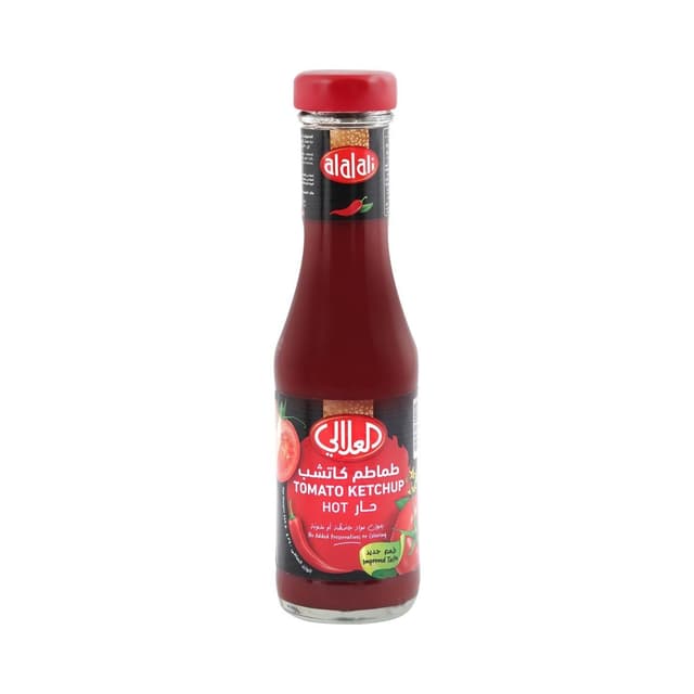 Al Alali Hot Ketchup in Glass, 340g