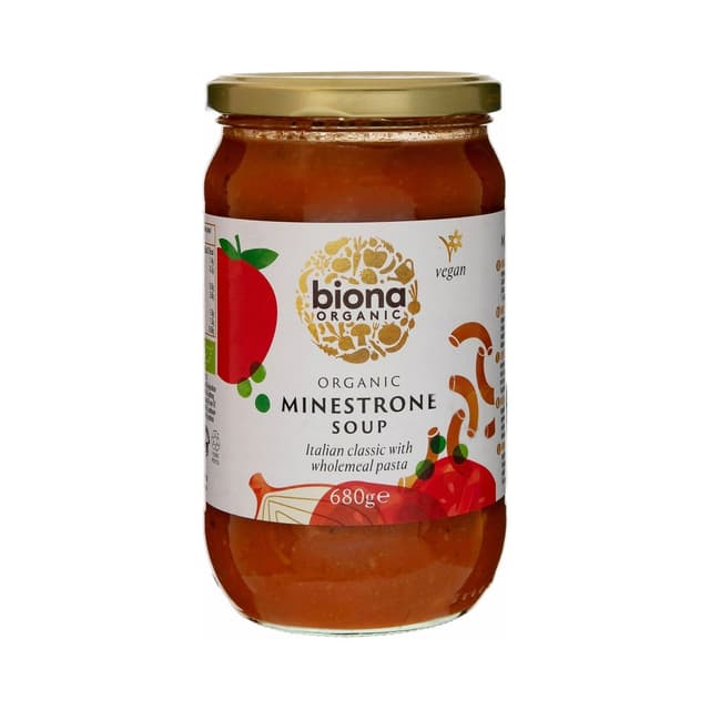 Biona Minestrone Soup Organic 680G