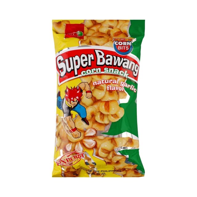 Super Bong Corn Snack Garlic Flavor 100 g