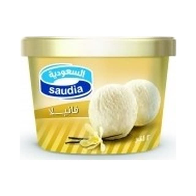 Saudia Ice Cream Vanilla 2 L