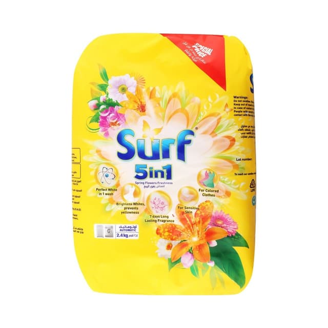 Surf 5in1 Spring Flower Freshness Laundry Detergent Powder