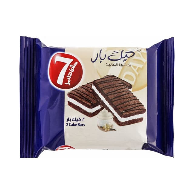7 دايز كيك بار ويذ ڤانيلا فيلينج 50 جم