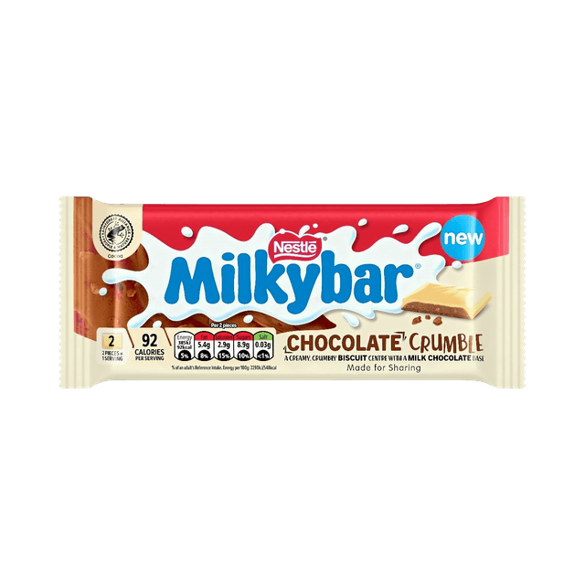 Nestle Milkybar White Chocolate Crumble, 84g