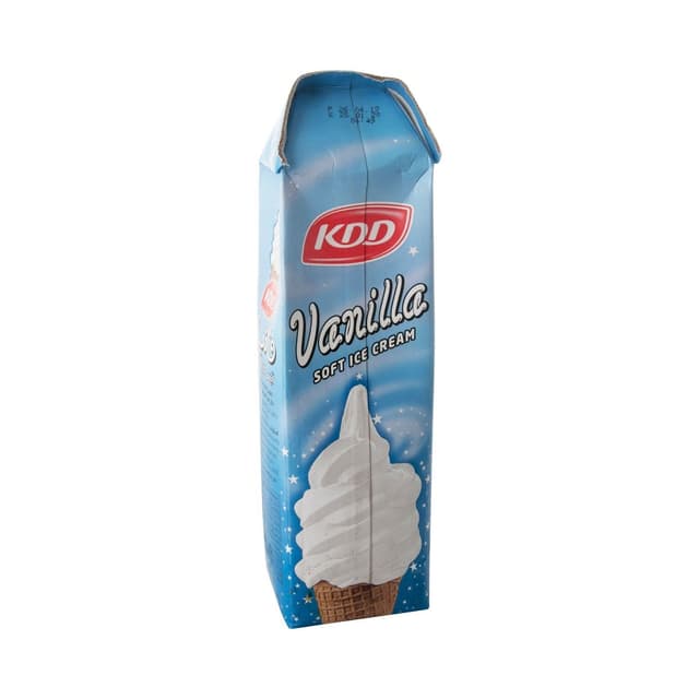 Kdd Vanilla Soft Ice Cream 1ltr