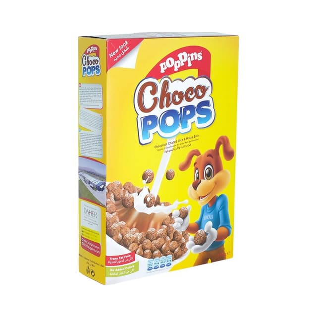 Poppins Choco Pops Cereal, 375g