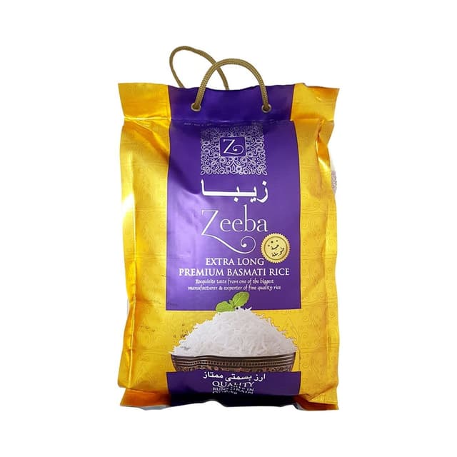 Zeeba Premium Indian Basmati Rice 5 Kg