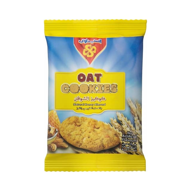 Al Seedawi Oat Cookies Honey Almond 9Gm