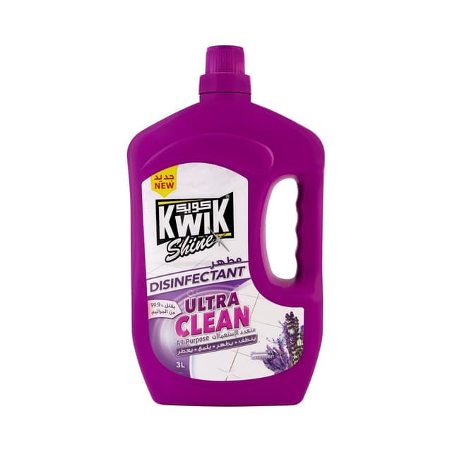 Kwik Shine Lavender Ultra Clean All Purpose Disinfectant 3 L