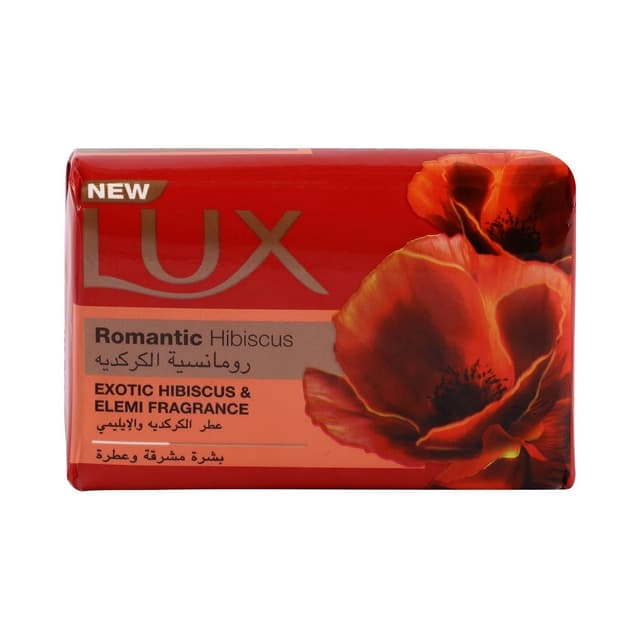 Lux Romantic Soap Bar with Exotic Hibiscus Extract Elemi Scent, 170g
