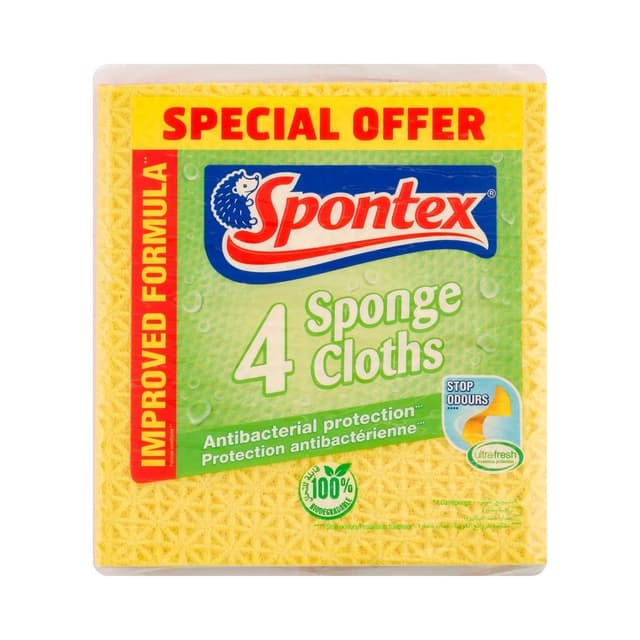 Spontex Sponge Cloths Special offer 4 pcs