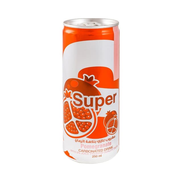 Super Pomegranate Carbonated Drink, 250ml