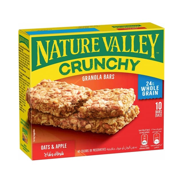 Nature Valley Crunchy Oats & Apple Granola Bars 5x42g