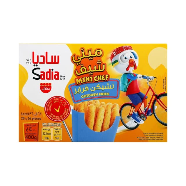 Sadia Breaded Frozen Chicken Fries Mini Chef 400 G