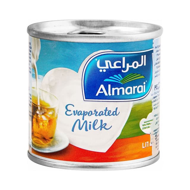 المراعي حليب مبخر قليل الدسم، 170جم