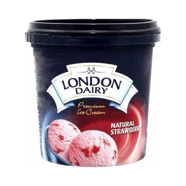 London Dairy Ice Cream Strawberry Tub 1 L