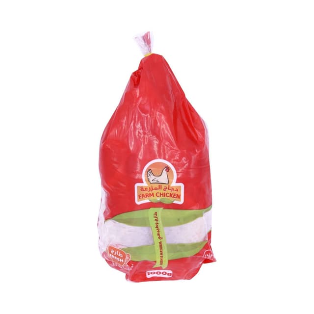 Delmon Fresh Farm Whole Chicken, 1kg