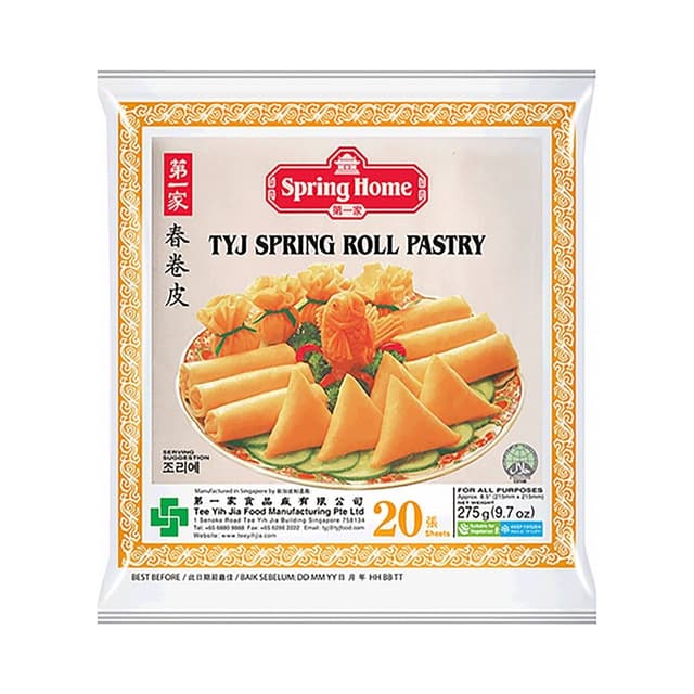 Spring Home Spring Roll Pastry 8.5 Inch (20 Sheets), 275g