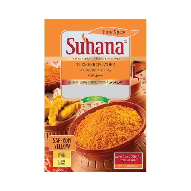Suhana Golden Yellow Turmeric Powder 200 Gm