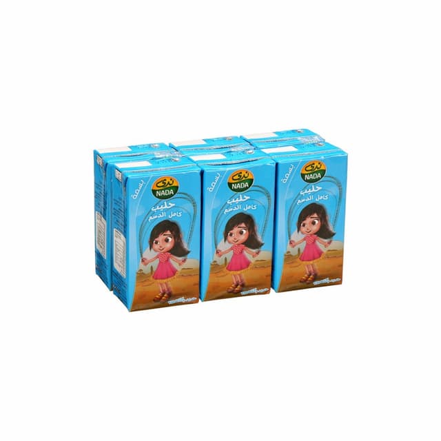 Nada Junior Long Life Full Fat Milk, 6x125ml