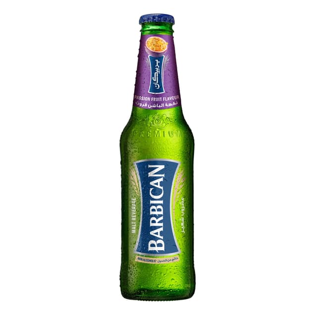 Barbican Passion Fruit Flavour Non-Alcoholic Malt Beverage in Bottle, 330ml